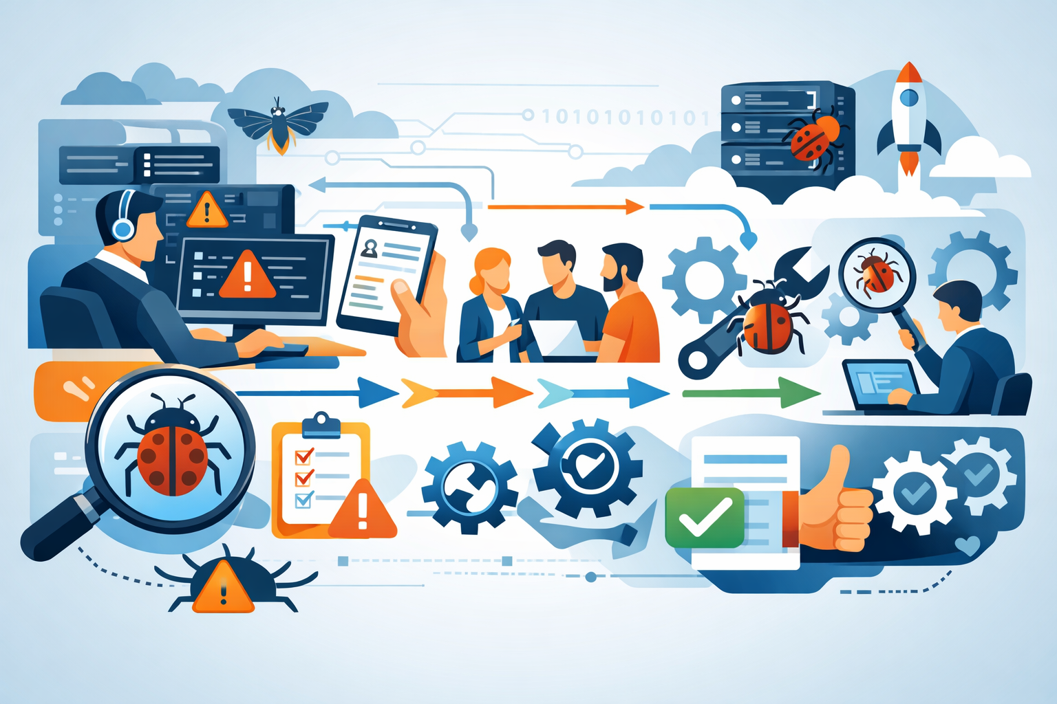 Anatomia buga: Od zgłoszenia po ostateczne usunięcie.